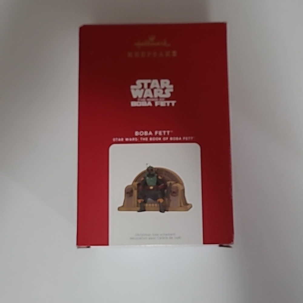 ⭐️ Hallmark 2021 Disney  Boba Fett Star Wars Christmas Ornament